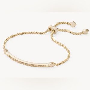 Kendra Scott Ott Adjustable Chain Bracelet in Gold